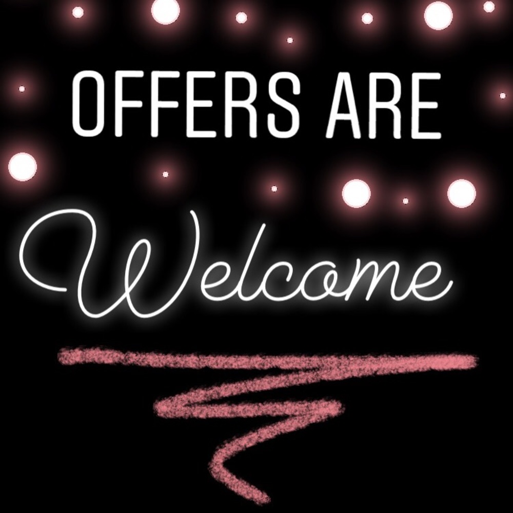 Offers Are Welcome☺️